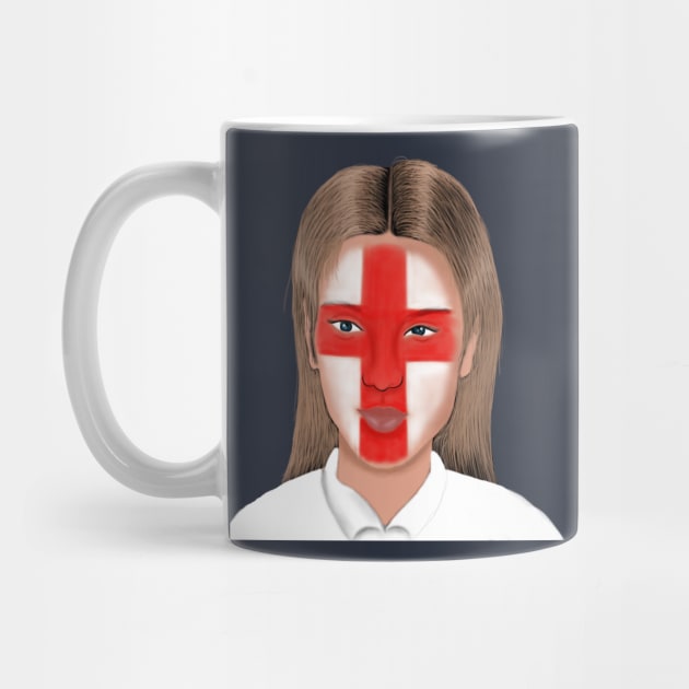 England Flag English Football Fan by Merchweaver